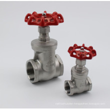 Stainles Steel Thread Gate Valve with Hand Wheel Nut